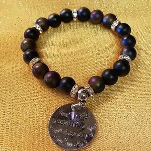 Elastic Glass bead Bracelet